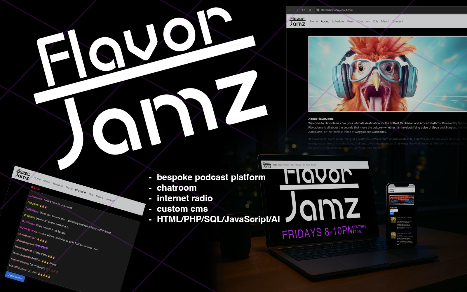 FlavorJamz case study visual